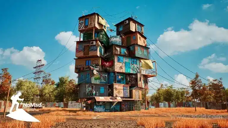 堆叠式贫民窟 丰富多彩的城市生存环境 – Stacked Slum House – Colorful Urban Survival Environment
