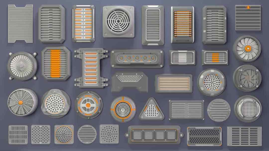 工业模型套装 6（35 个组件）- Industrial Kitbash Vol.6 (35 Pcs)