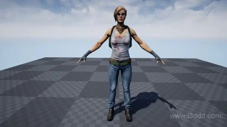 世界末日求生女孩人物角色 – Post Apocalypse Girl