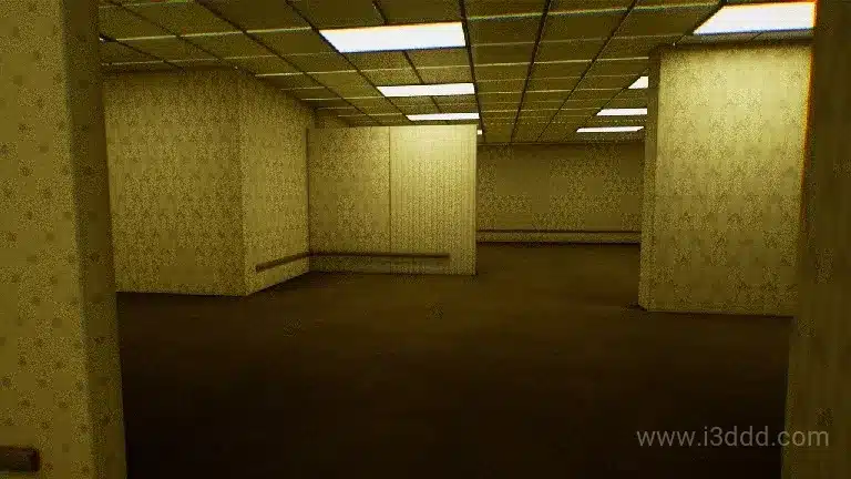 恐怖游戏后室泳池场景模型 – The Backrooms & Poolrooms