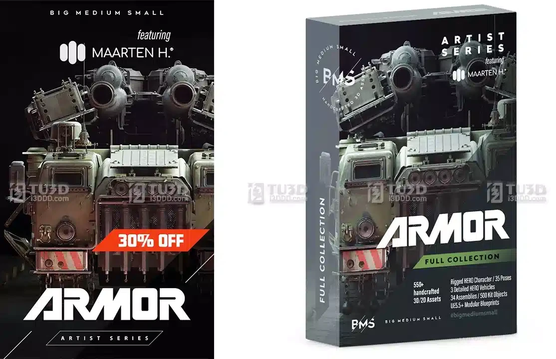 Armor 盔甲战车 资产包 – BMS 系列