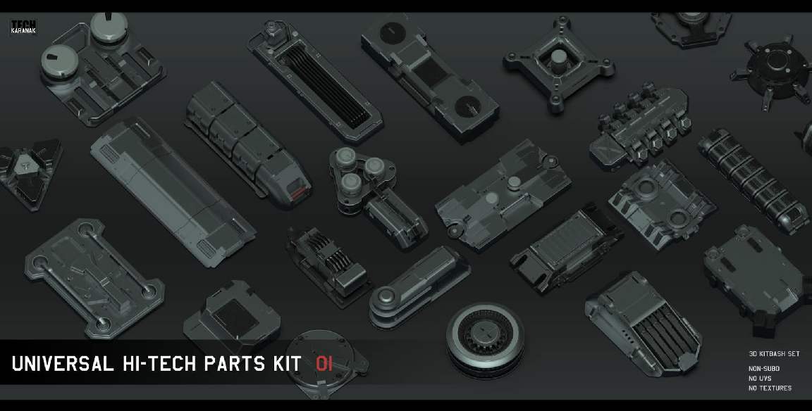 通用高科技零件套件 – Universal Hi-Tech Parts Kit
