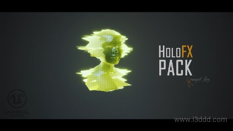 科幻全息投影毛刺特效 – HOLO FX PACK