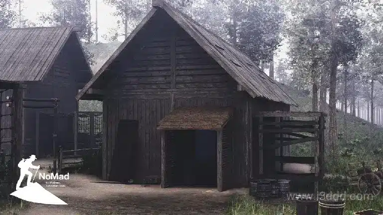 中世纪村庄 乡村奇幻定居环境 – Medieval Village – Rustic Fantasy Settlement Environment