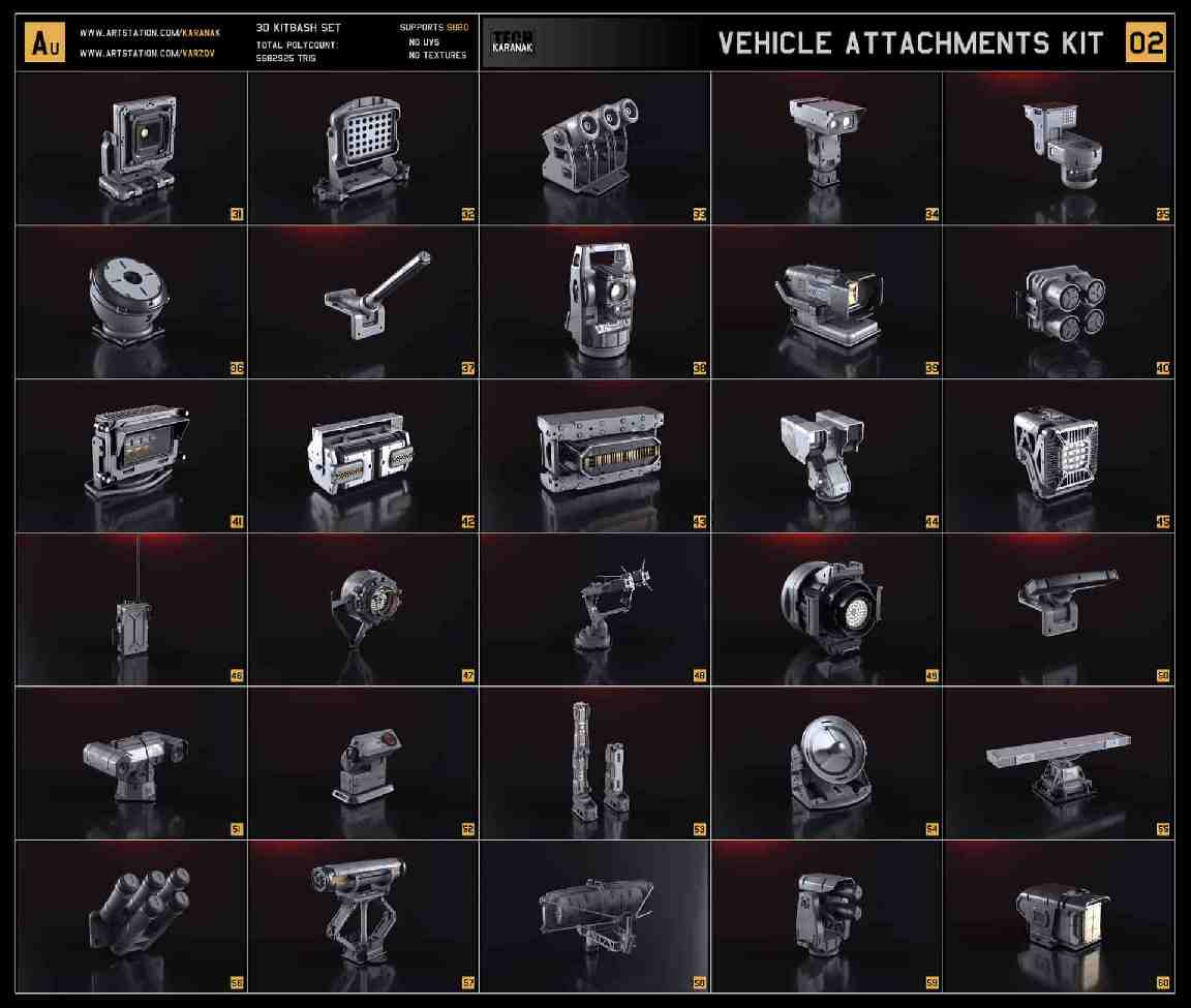 车辆附件套件（2/3）- Vehicle Attachments Kit (2/3)