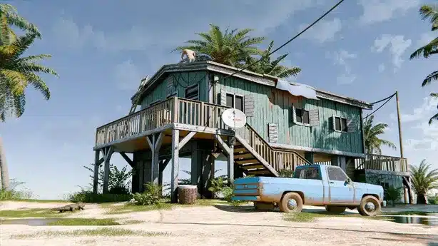 重制的《GTA 6》场景 – Recreated GTA 6 Scene in Blender