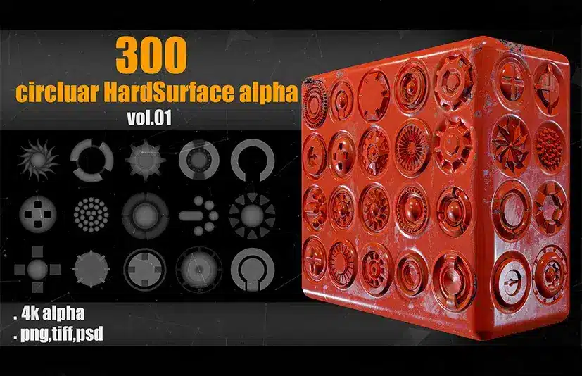 硬表面 Alpha – 300 Circular Hardsurface Alpha Vol01