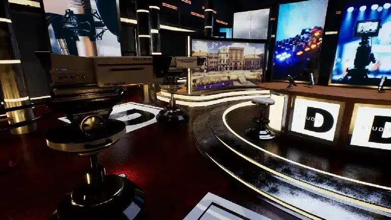 模块化演播厅工作室场景 – Studio D