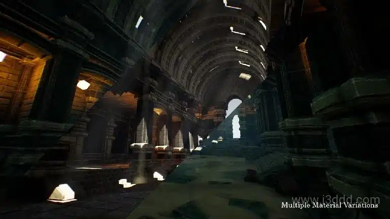 模块化沙漠神庙遗址 Modular Desert Temple Ruins