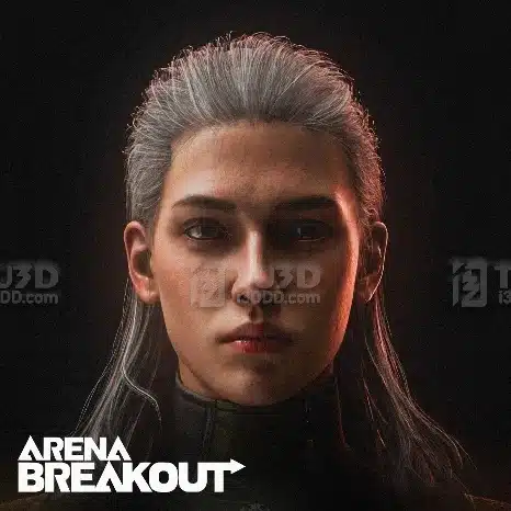 Blender 写实银发女性角色超写实渲染