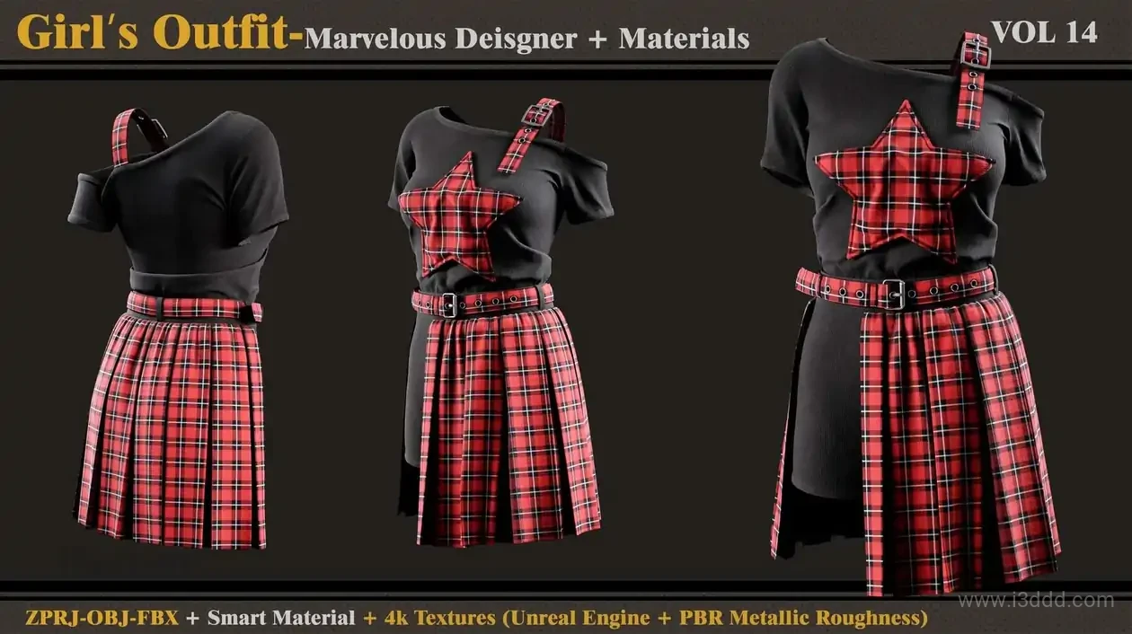 女孩裙装连衣裙短裙 – Girl’s Short Dress