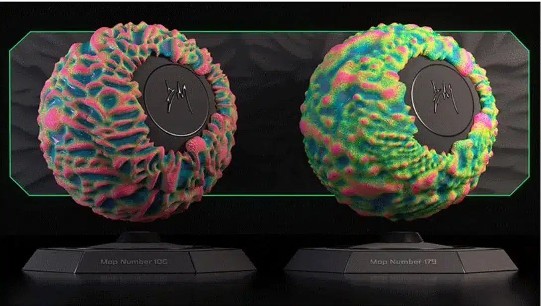 200 张有机置换贴图 – 200 Organic Displacement Maps