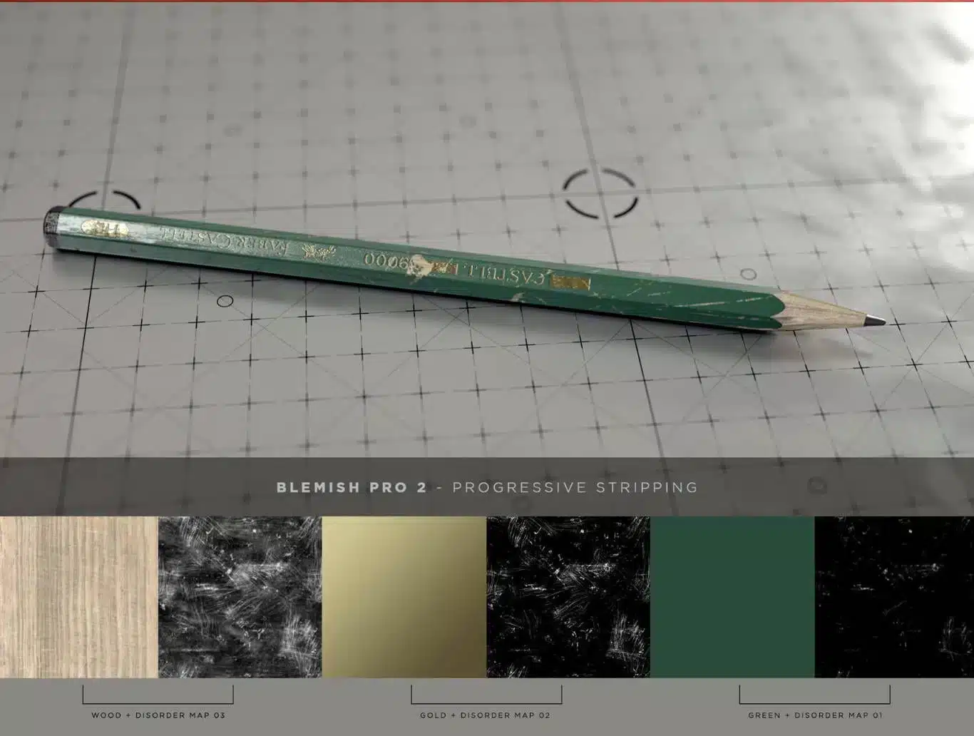 126 张高清瑕疵贴图 Vol.2 – 126 HD Surface Imperfections Vol.2