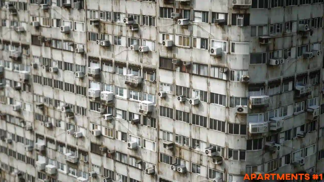 10 张公寓建筑 PBR 贴图 – Apartment Buildings PBR Materials 4K