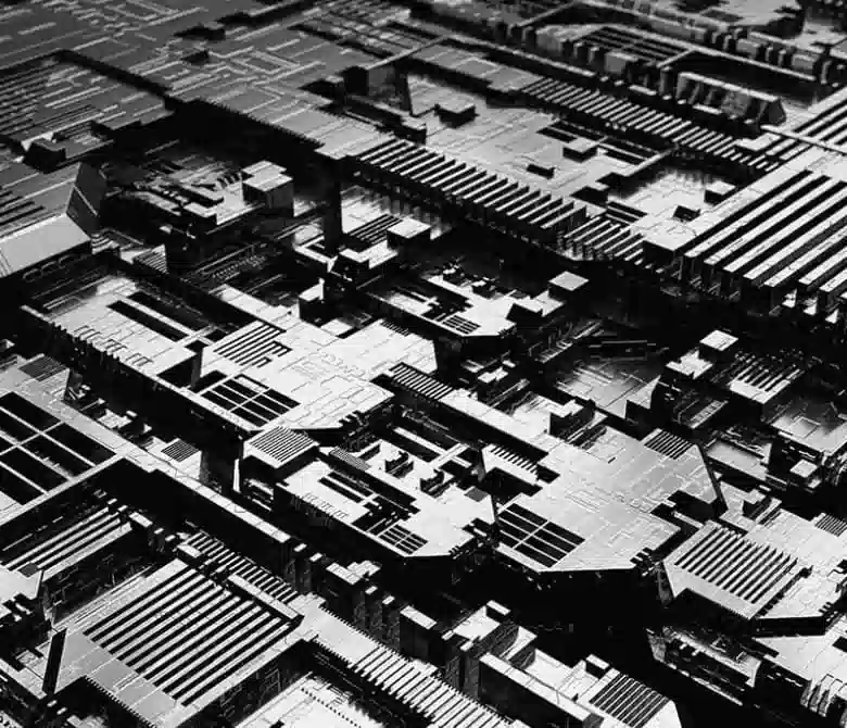 120 张 6K 科技凹凸置换贴图 – 120 6K Sci-Fi Displacement Maps