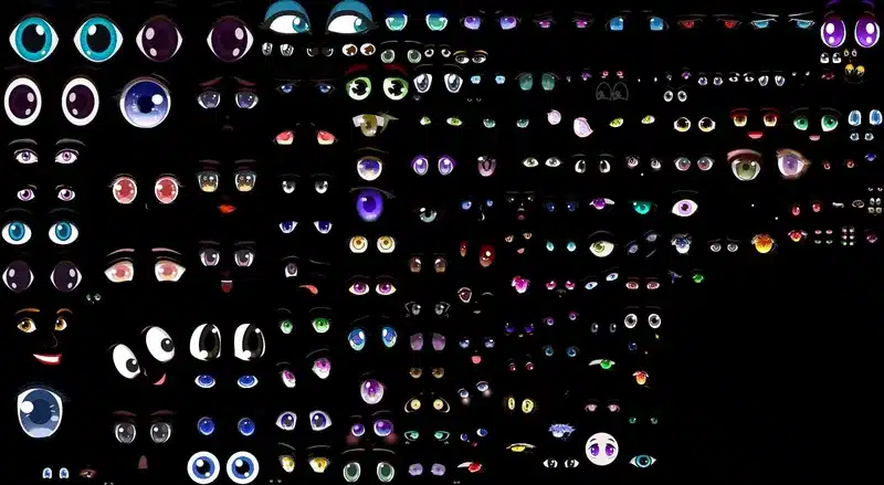 160 款卡通眼睛 PNG 素材 – 160 Cartoon Eye PNGs