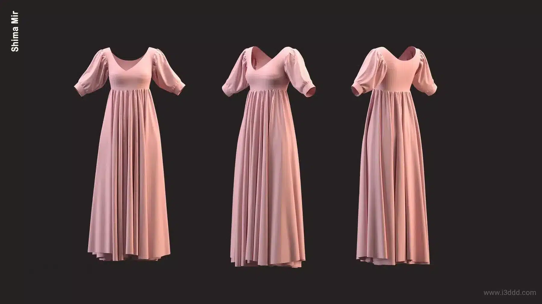 8 款女性连衣裙短裙长裙套装 – 8 Women’s Long/Short Dress Set