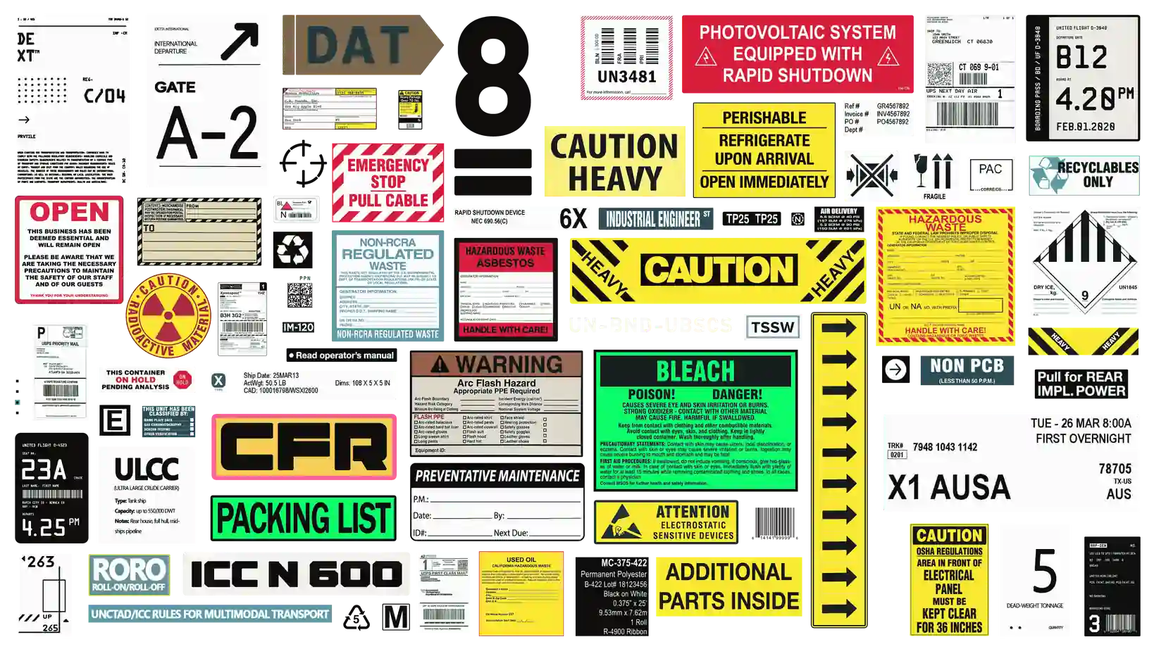 工业贴花贴图 – Industrial Decals