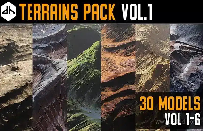 地形包 – Terrains Pack Vol.1