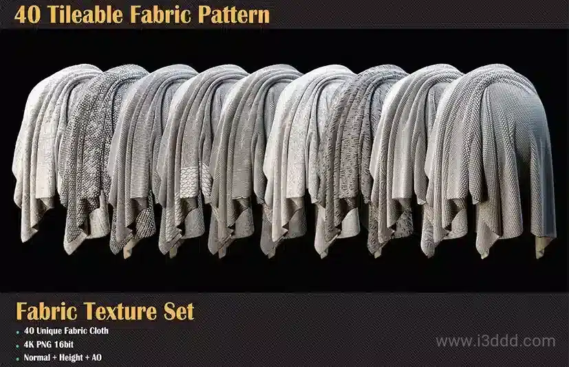 织物布料平铺图案 – 40 Tileable Fabric Pattern