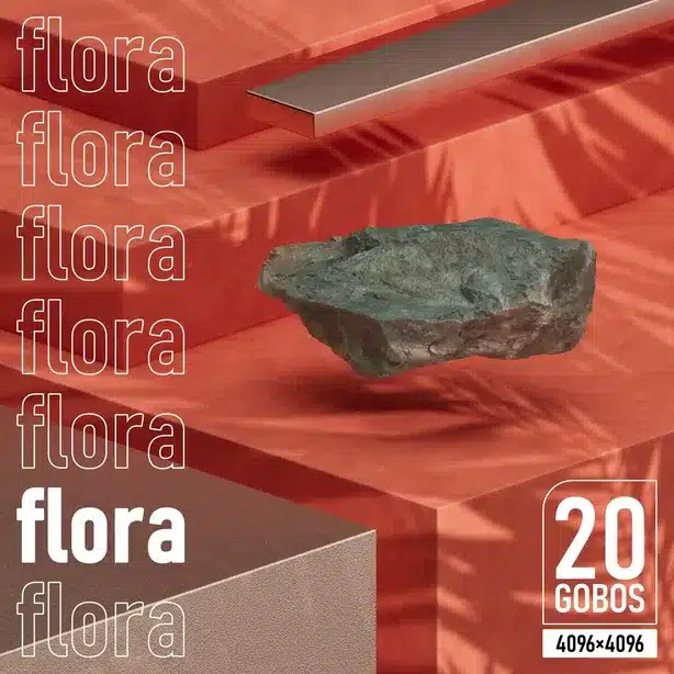 4K 植物图案纹理 – 4K Gobo-Textures Flora