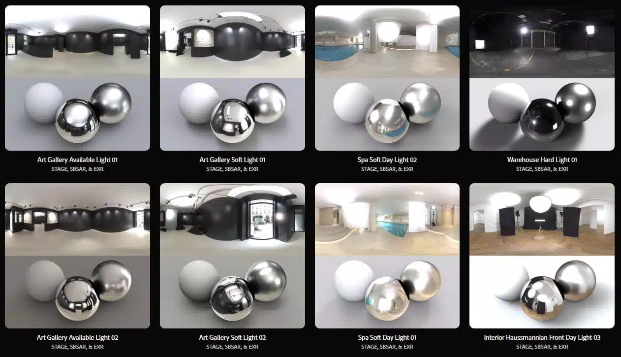 Adobe Substance 室内 HDRI 合集 – Adobe Substance HDRI Interior Studio