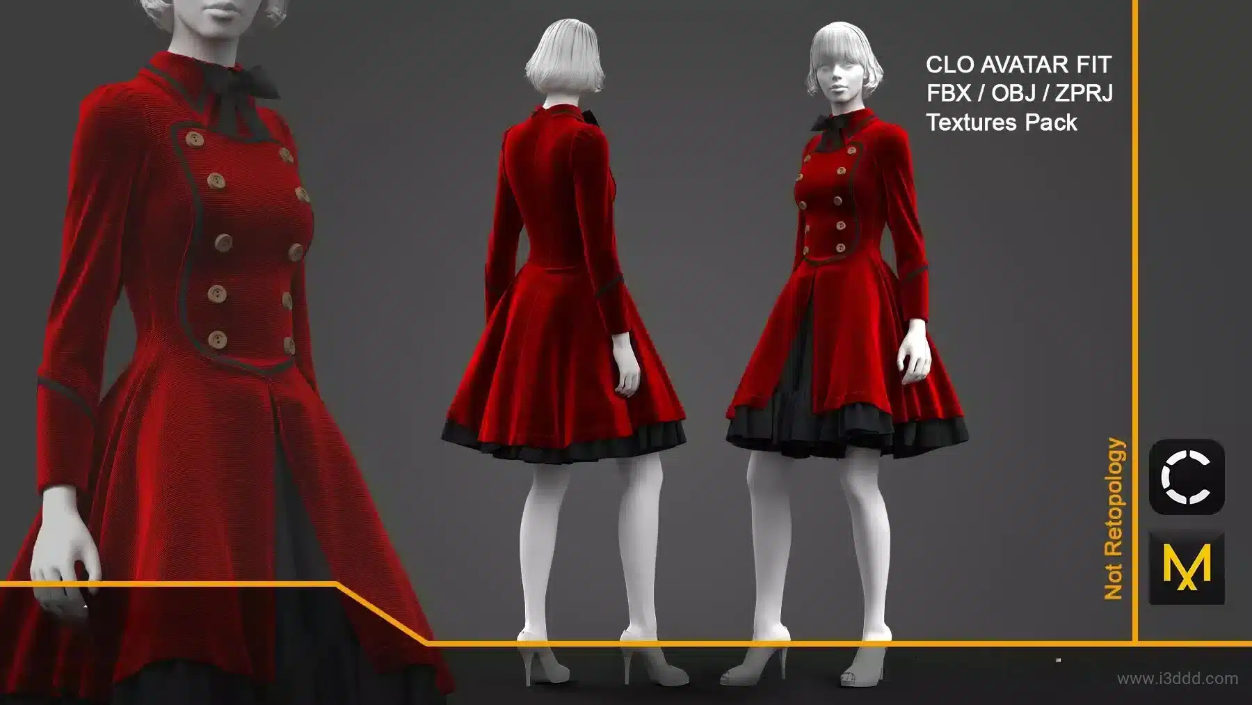 女士洛丽塔连衣裙套装 – Women’s Lolita Dress Set